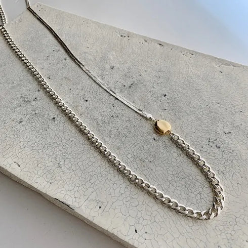 long combination necklace