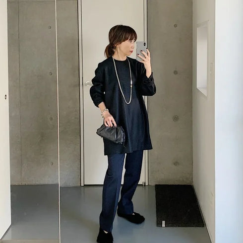 long combination necklace