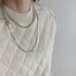long combination necklace