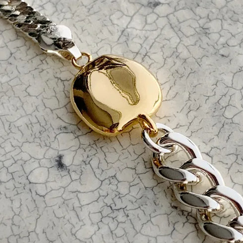 long combination necklace