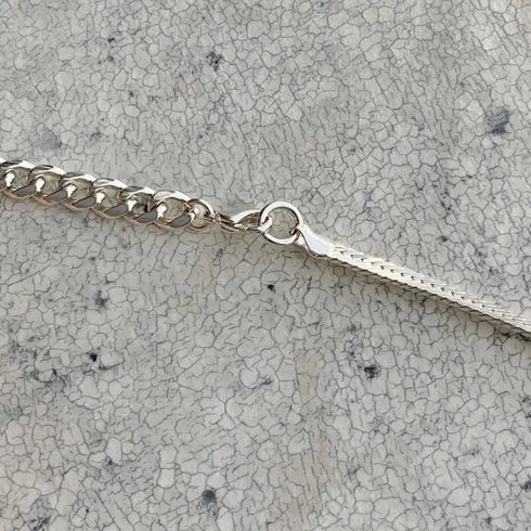 long combination necklace