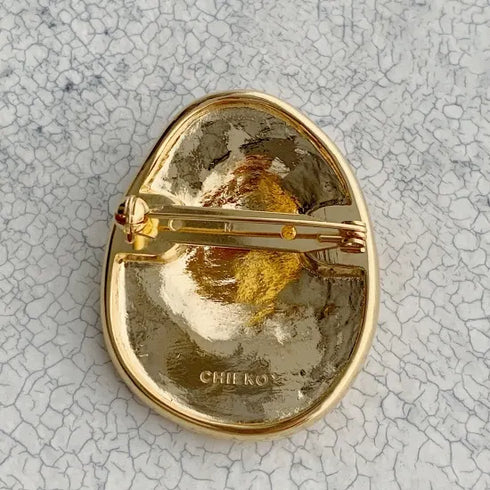 egg brooch