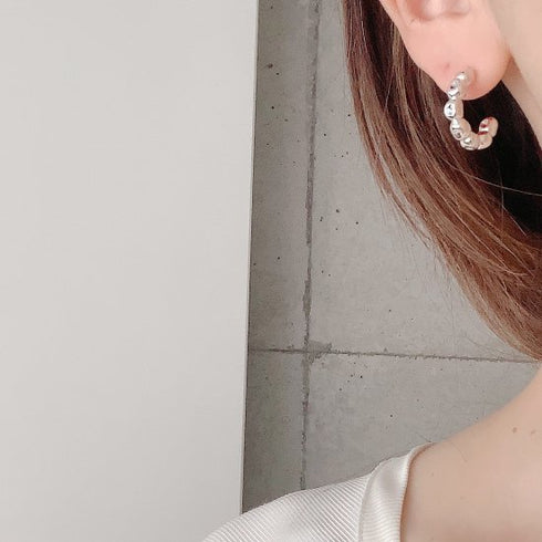 kotama brass hoop pierce/earring