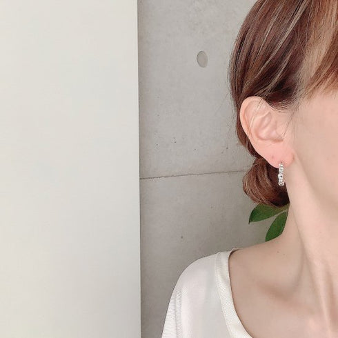 kotama brass hoop pierce/earring