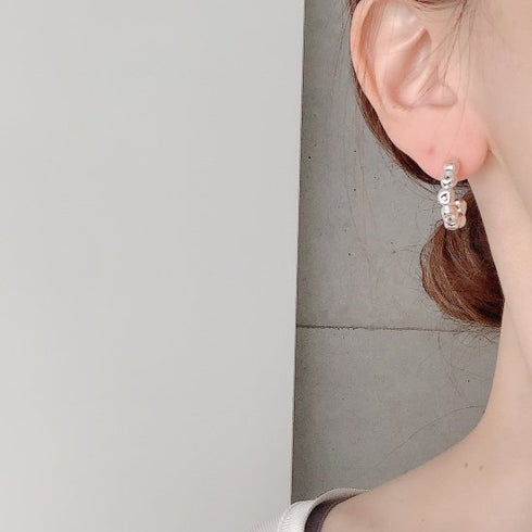 kotama brass hoop pierce/earring