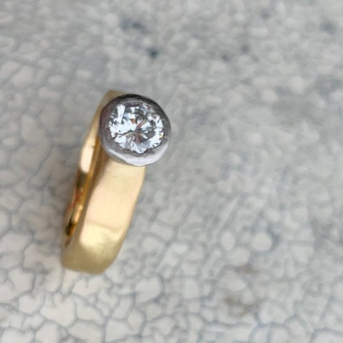 N°14 K18arm luxe combination ring