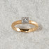 N°17 K18arm princess diamond ring