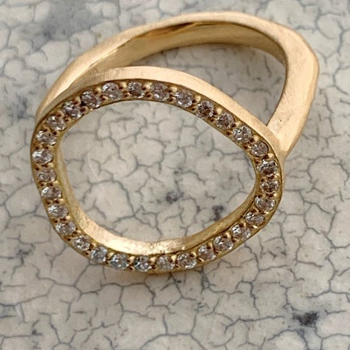 N°19 circle diamond ring 01