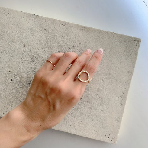 N°19 circle diamond ring 01