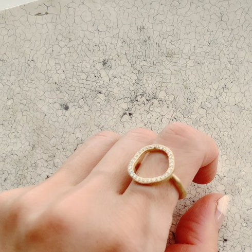 N°19 circle diamond ring 01