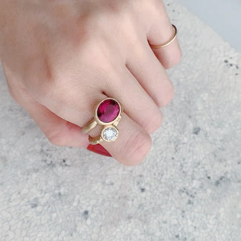 N°23 jewel ring † rubellite
