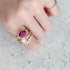 N°23 jewel ring † rubellite