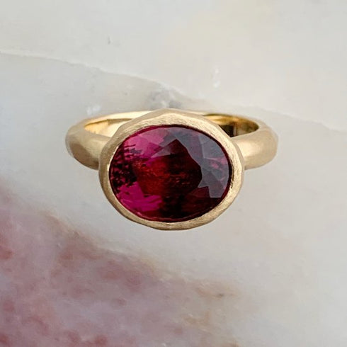 N°23 jewel ring † rubellite