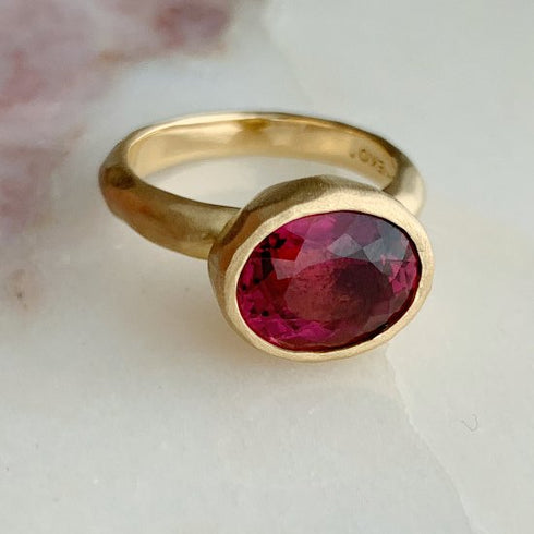 N°23 jewel ring † rubellite