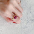 N°23 jewel ring † rubellite