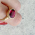 N°23 jewel ring † rubellite