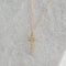 N°28 cross diamond necklace
