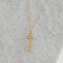 N°28 cross diamond necklace