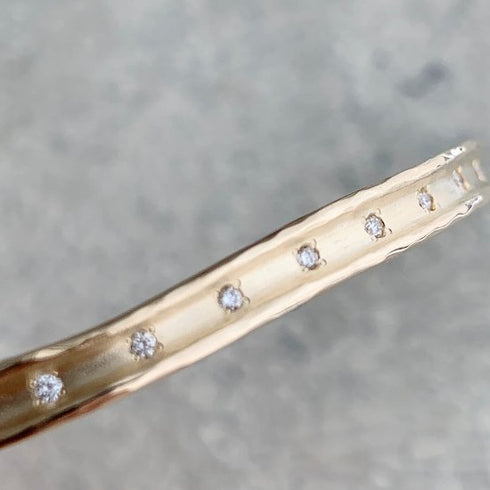 N°35 bobbin diamond bangle