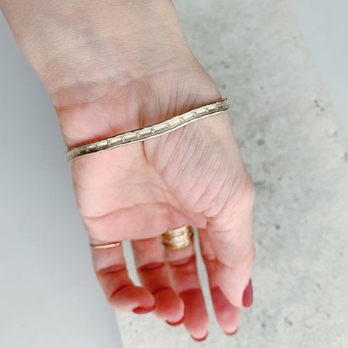 N°35 bobbin diamond bangle