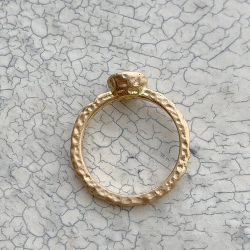 N°3 K18YG luxe diamond ring 0.5ct