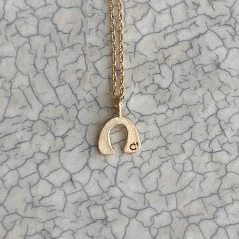 K10YG minimum bonheur necklace