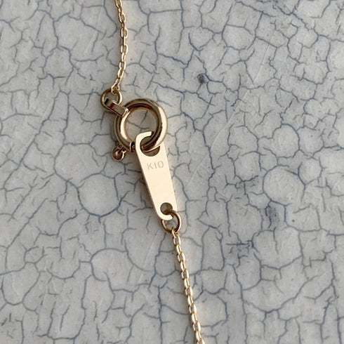 K10YG minimum bonheur necklace