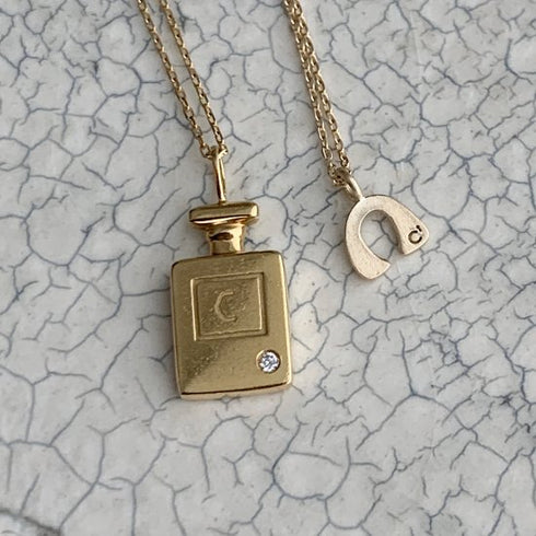 K10YG minimum bonheur necklace