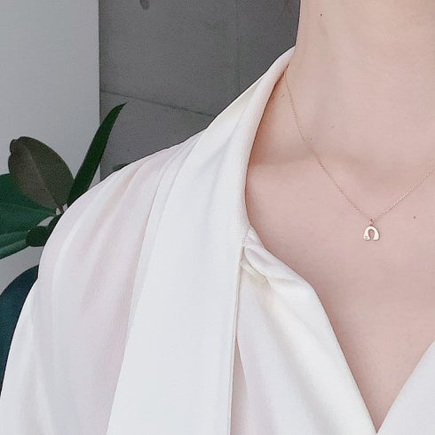 K10YG minimum bonheur necklace