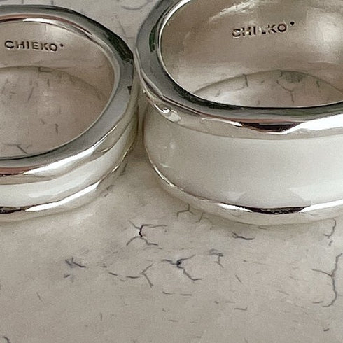 silver bobbin † white