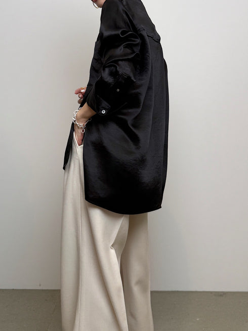 center press wide pants - virgin wool