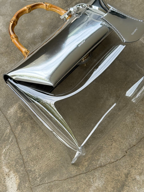ORIGAMI- bamboo clear bag