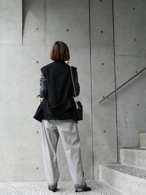 1203. back belt volume vest(予約商品)