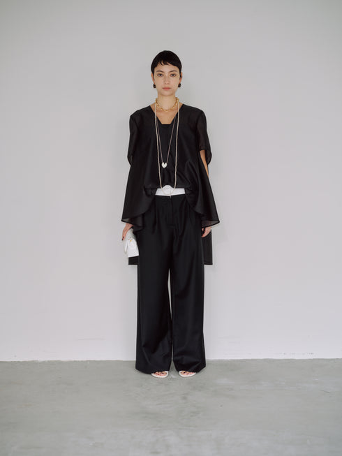 silk wool marvelt pants(予約商品)