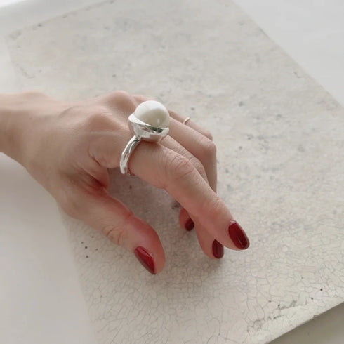 big pearl ring