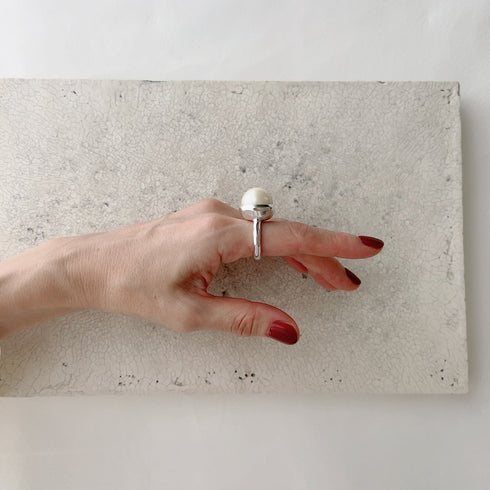 big pearl ring