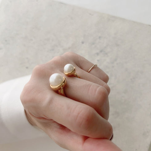 pearl combination ring