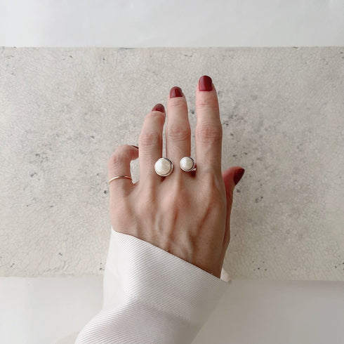 pearl combination ring