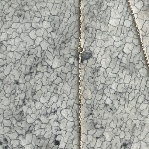 K10 tiny diamond necklace 70(オーダー品)