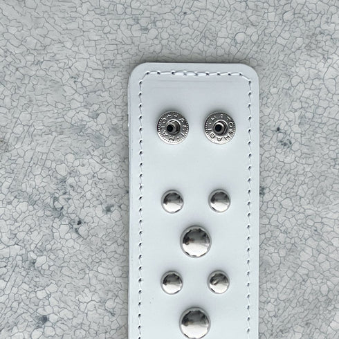 studs leather bangle