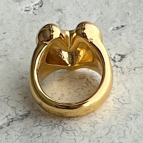 Big heart ring
