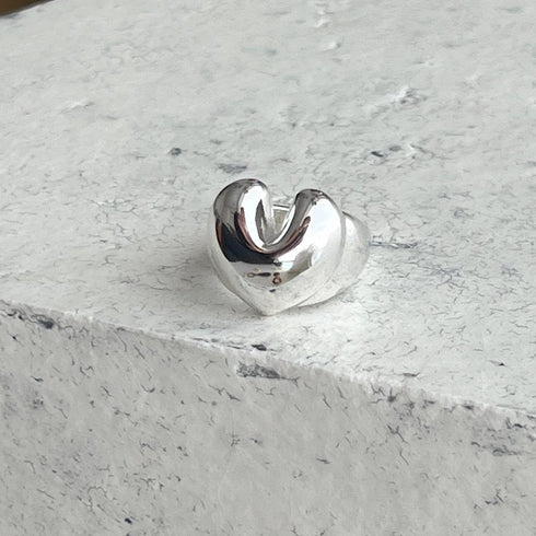 Big heart ring