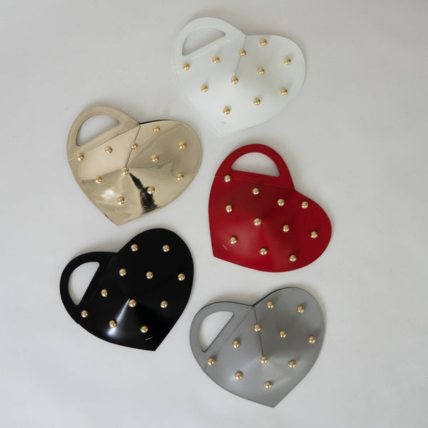 Heart studs bag