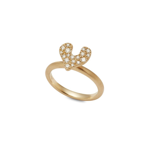 N°45 organic heart / 01 ring