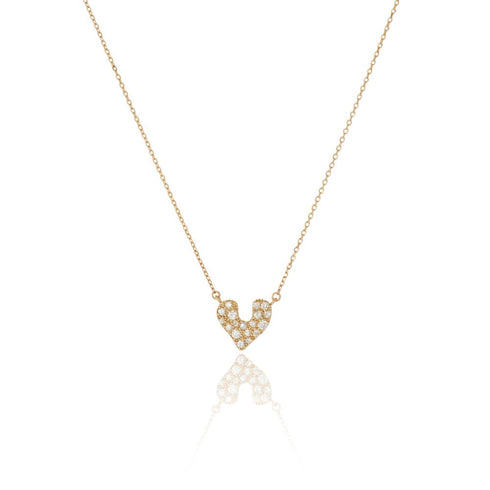 N°47 organic heart / necklace