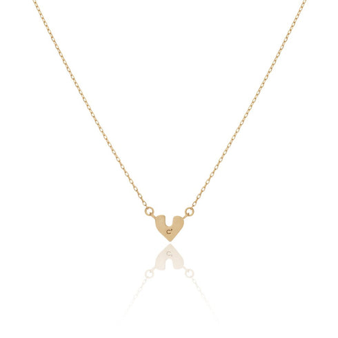 N°47 organic heart / necklace