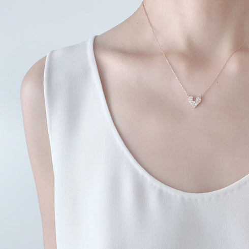 N°47 organic heart / necklace