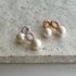 413. caviar pearl pierce/earring