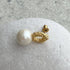 413. caviar pearl pierce/earring