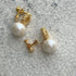 413. caviar pearl pierce/earring